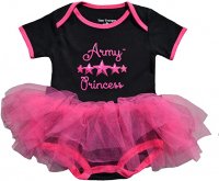 Baby Girls U.S. Army Princess Tutu Bodysuit