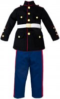 Kids 3 Pc U.S. Marine Corps Dress Blues Uniform