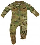 Multicam Baby Boys Camo Crawler with Boot Camp Boots