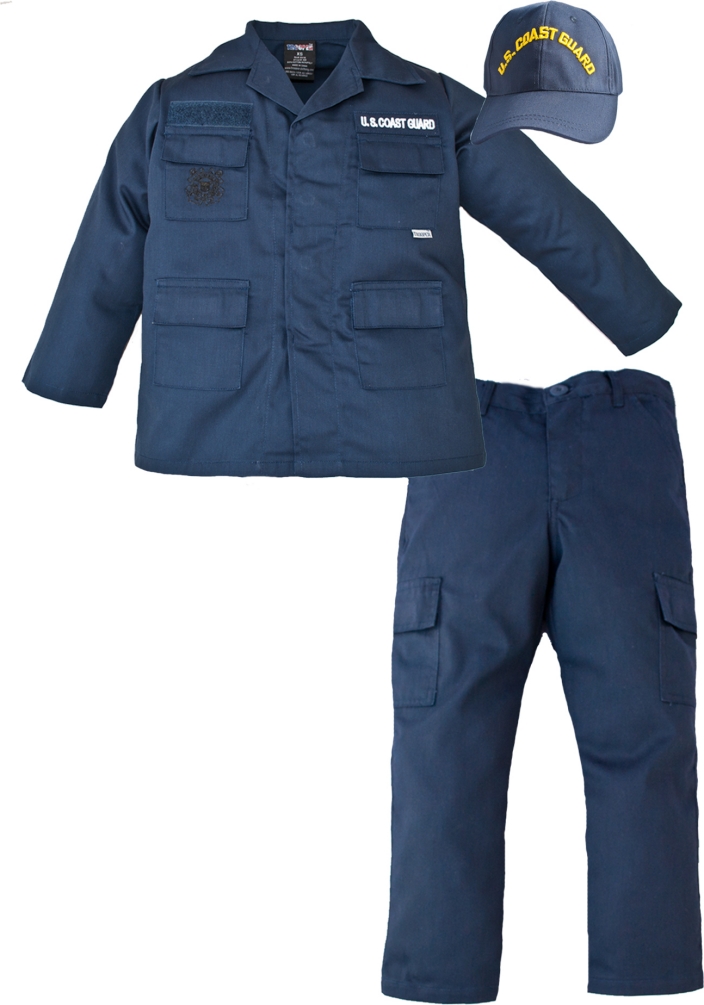 Kids U.S. Coast Guard 3 Piece Work Uniform - Click Image to Close
