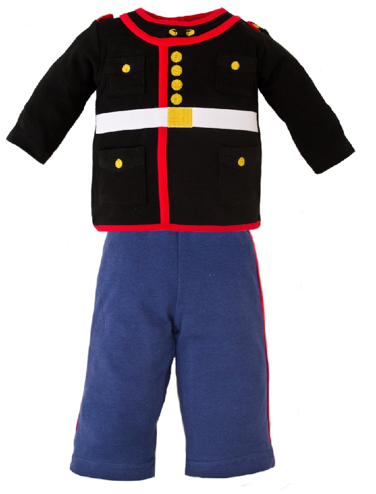 Baby Outfit USMC Dress Blues Uniform - Click Image to Close